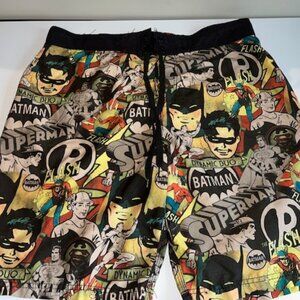 DC Comics Batman Super Hero Lined Swimming Trunks Board Shorts XL